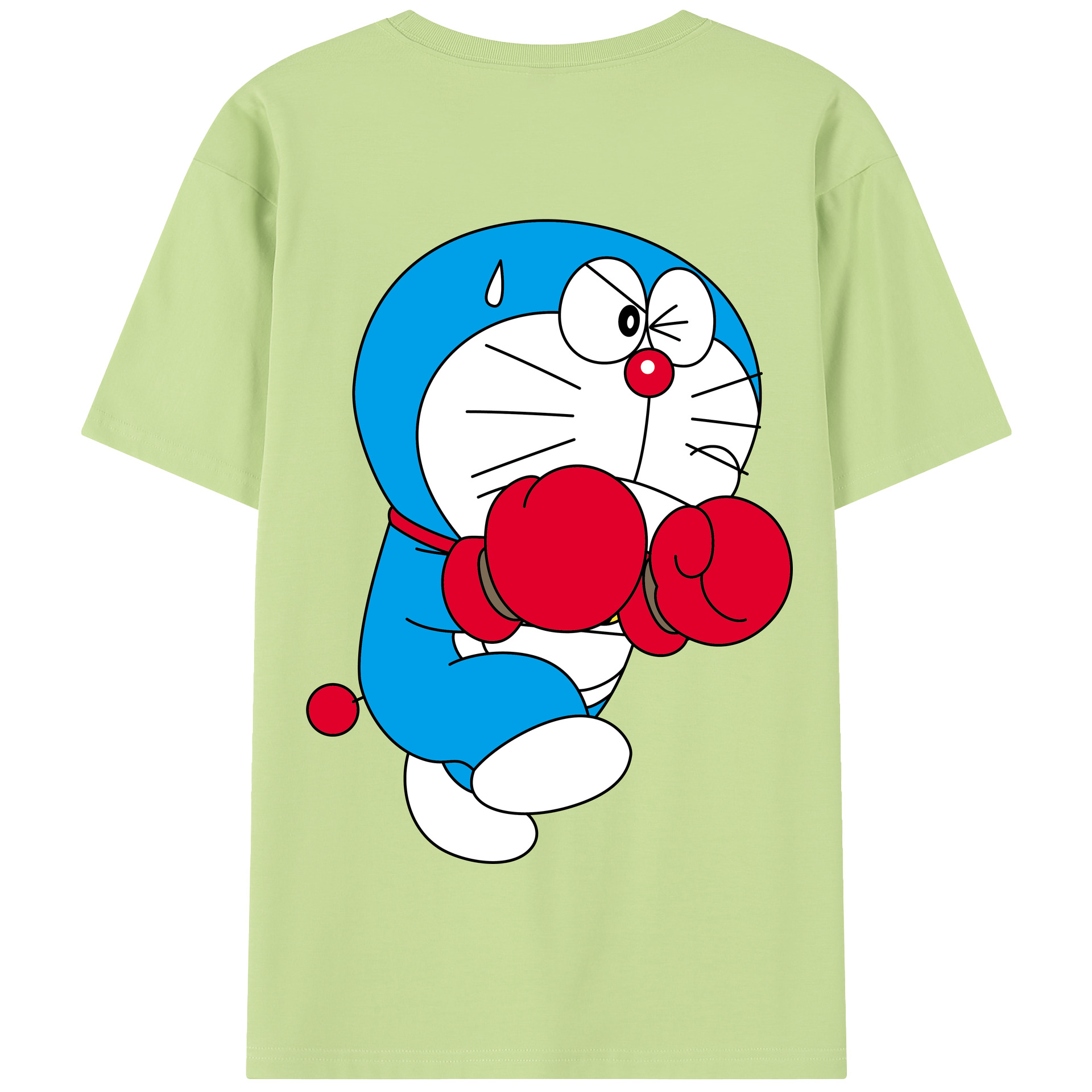 （画像用） ドラえもん Doraemon 綿100％半袖Tシャツ（背面プリント）